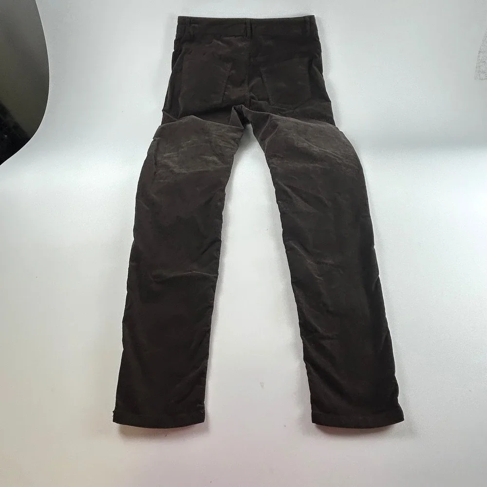 J.McLaughlin WMNS 2 Watson Corduroy Pants Chocolate Brown Straight Leg NEW